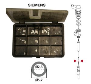 Kit Spessori Per Dado Cilindrico In Acciaio Inox 304 – 16 Pezzi (0,1" - 0,4") Per Calibri 223, 5.56, 6.8, 300 BLK